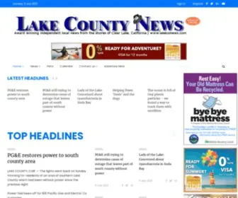 Lakeconews.com(Lake County News) Screenshot