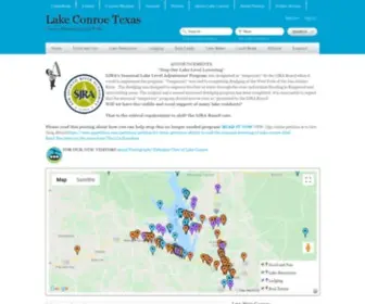 Lakeconroe.com(Lake Conroe) Screenshot