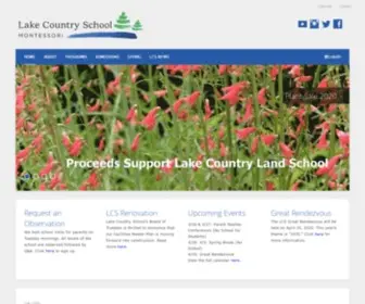 Lakecountryschool.org(Lake Country School) Screenshot