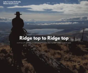 Lakecountywsc.com(Lake County Umbrella Watershed Council) Screenshot