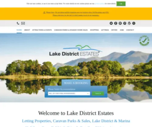 Lakedistrictestates.com(Lake District Estates) Screenshot
