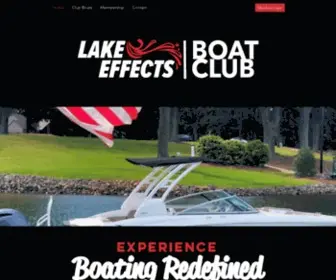 Lakeeffectsboatclub.com(Lake Effects Boat Club) Screenshot