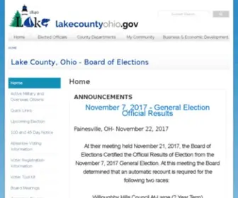 Lakeelections.com(Lakeelections) Screenshot