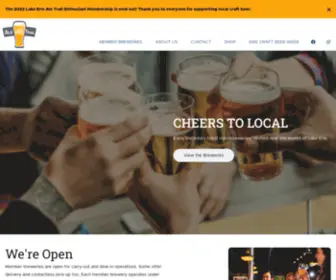 Lakeeriealetrail.com(Local Beer in NW Pennsylvania) Screenshot