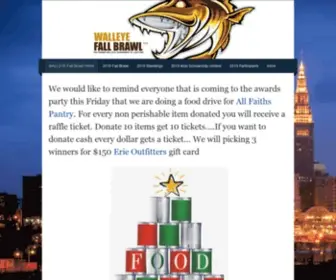 Lakeeriefishingderby.com(WALLEYE Fall Brawl Home) Screenshot