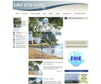Lakeerieliving.com(The Good Life on a Great Lake) Screenshot
