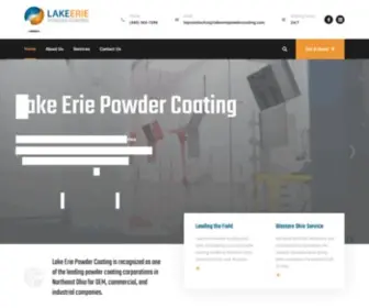 Lakeeriepowdercoating.com(Lake Erie Powder Coating) Screenshot