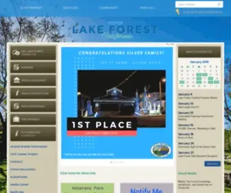 Lakeforestca.gov(Lake Forest) Screenshot