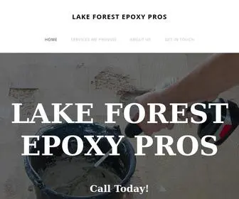 Lakeforestcoatings.com(Lake Forest Epoxy Pros) Screenshot