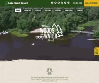 Lakeforestresort.com(Lake Forest Resort) Screenshot