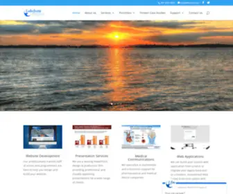 Lakefrontmedia.com(Lakefront Media Inc Ramsey NJ Web Sites & PowerPoint Slides) Screenshot