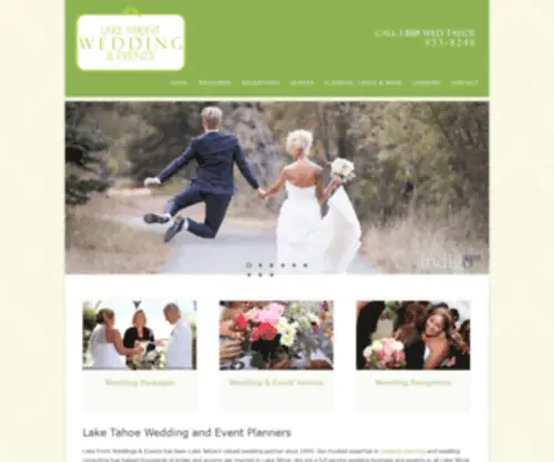 Lakefrontwedding.com(Lake Tahoe Weddings) Screenshot