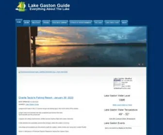 Lakegastonguide.com(Lake Gaston Guide) Screenshot