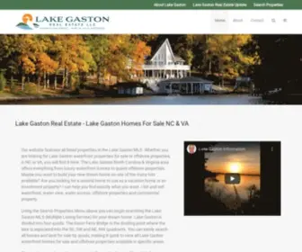 Lakegastonrealestate.com(Lake Gaston Real Estate) Screenshot