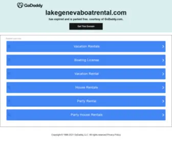 Lakegenevaboatrental.com(Lake Geneva Water Sports) Screenshot