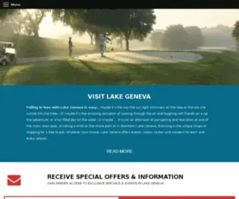 Lakegenevawi.com(Overview of the City of Lake Geneva) Screenshot