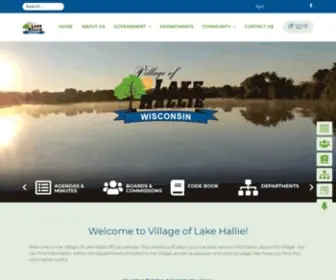 Lakehallie.us(Village of Lake Hallie) Screenshot