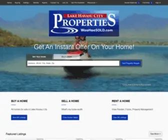 Lakehavasuproperties.com(Lake Havasu City Real Estate) Screenshot