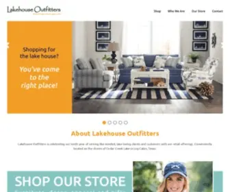 Lakehouseoutfitters.com(Lake House Decor) Screenshot