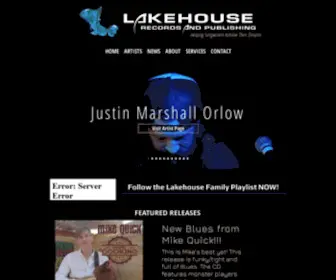 Lakehouserecords.com(Lakehouse Records and Publishing) Screenshot