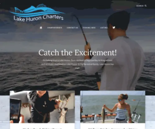 Lakehuroncharters.com(Michigan Salmon) Screenshot