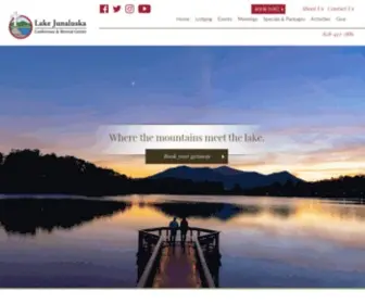 Lakejunaluska.com(Lake Junaluska Conference and Retreat Center) Screenshot