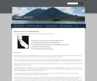 Lakelafco.org(Lake LAFCo Home) Screenshot