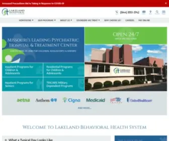 Lakelandbehavioralhealth.com(Inpatient & Residential Psychiatric Treatment Center) Screenshot
