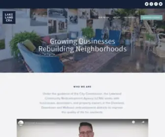 Lakelandcra.net(Lakeland Community Redevelopment Agency) Screenshot