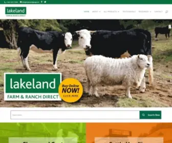 Lakelandfarmandranch.com(Cattle Handling & Feeders) Screenshot