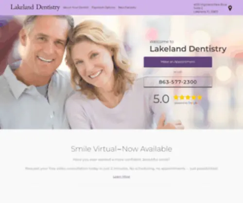 Lakelandfldentistry.com(Lakeland Dentistry) Screenshot