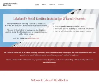 Lakelandmetalroofers.com(Lakeland Metal Roofers) Screenshot