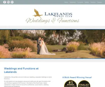 Lakelandsfunctions.com.au(Lakelands) Screenshot