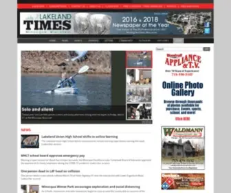 Lakelandtimes.com(Local News in Northern Wisconsin) Screenshot