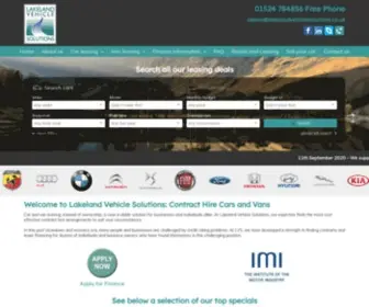 Lakelandvehiclesolutions.co.uk(Nationwide Suppliers of Vans and Cars) Screenshot