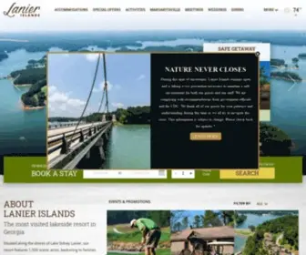 Lakelanierislands.com(Lanier Islands) Screenshot