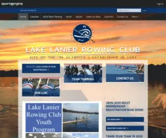 Lakelanierrowing.org(Lake Lanier Rowing Club) Screenshot