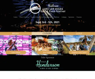 Lakelasvegasfestival.com(Lake Las Vegas Golf & Food Festival) Screenshot