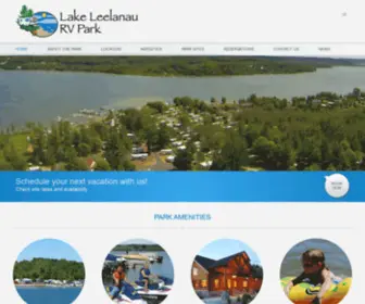 LakeleelanaurvPark.com(The Lake Leelanau RV Park) Screenshot