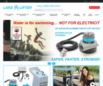 Lakelifter.com(LAKE LIFTER) Screenshot