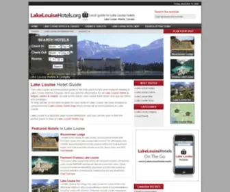 Lakelouisehotels.org(Lake Louise Hotels) Screenshot