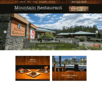 Lakelouisemountainrestaurant.ca(Mountain Restaurant) Screenshot