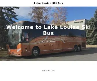 Lakelouiseskibus.com(Lake Louise Ski Bus) Screenshot