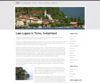 Lakelugano.info(Lake Lugano Travel Guide) Screenshot