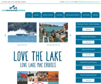 Lakemacquariecruises.com.au(Lake Macquarie Cruises) Screenshot