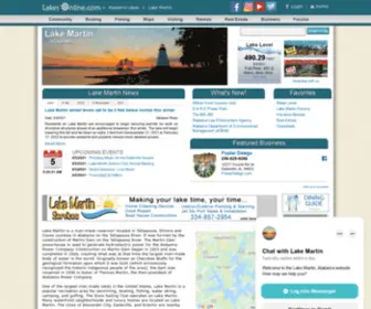 Lakemartin.com(Lake Martin) Screenshot