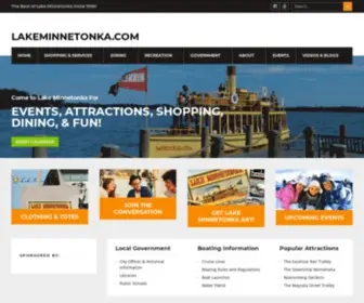 Lakeminnetonka.com(Serving Lake Minnetonka Area Residents and Visitors Since 1996) Screenshot