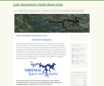 Lakenacimientosouthshorearea.com(Lake Nacimiento South Shore Area) Screenshot