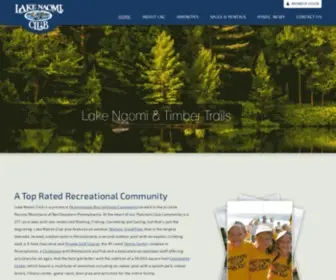 Lakenaomiclub.com(Pennsylvania Recreational Community) Screenshot
