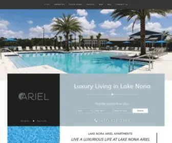 Lakenonaariel.com(Lake Nona Apartments) Screenshot